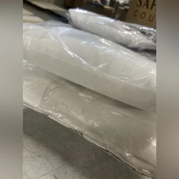 918 Sora Casual Textured Grommet Curtain Panel; 2 Single Panel 40 x 95 White - Picture 6 of 6